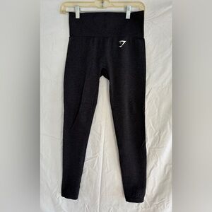Gymshark Charcoal Viral Leggings with Logo
